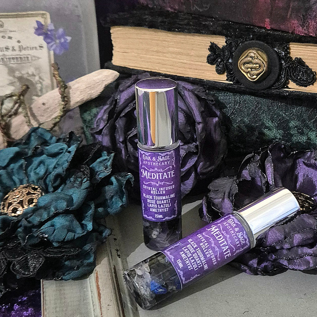 Meditate - Crystal Infused Roller Bottle