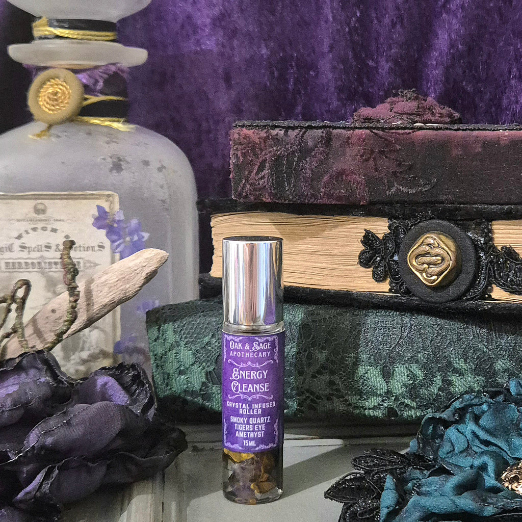 Energy Cleanse - Crystal Infused Roller Bottle