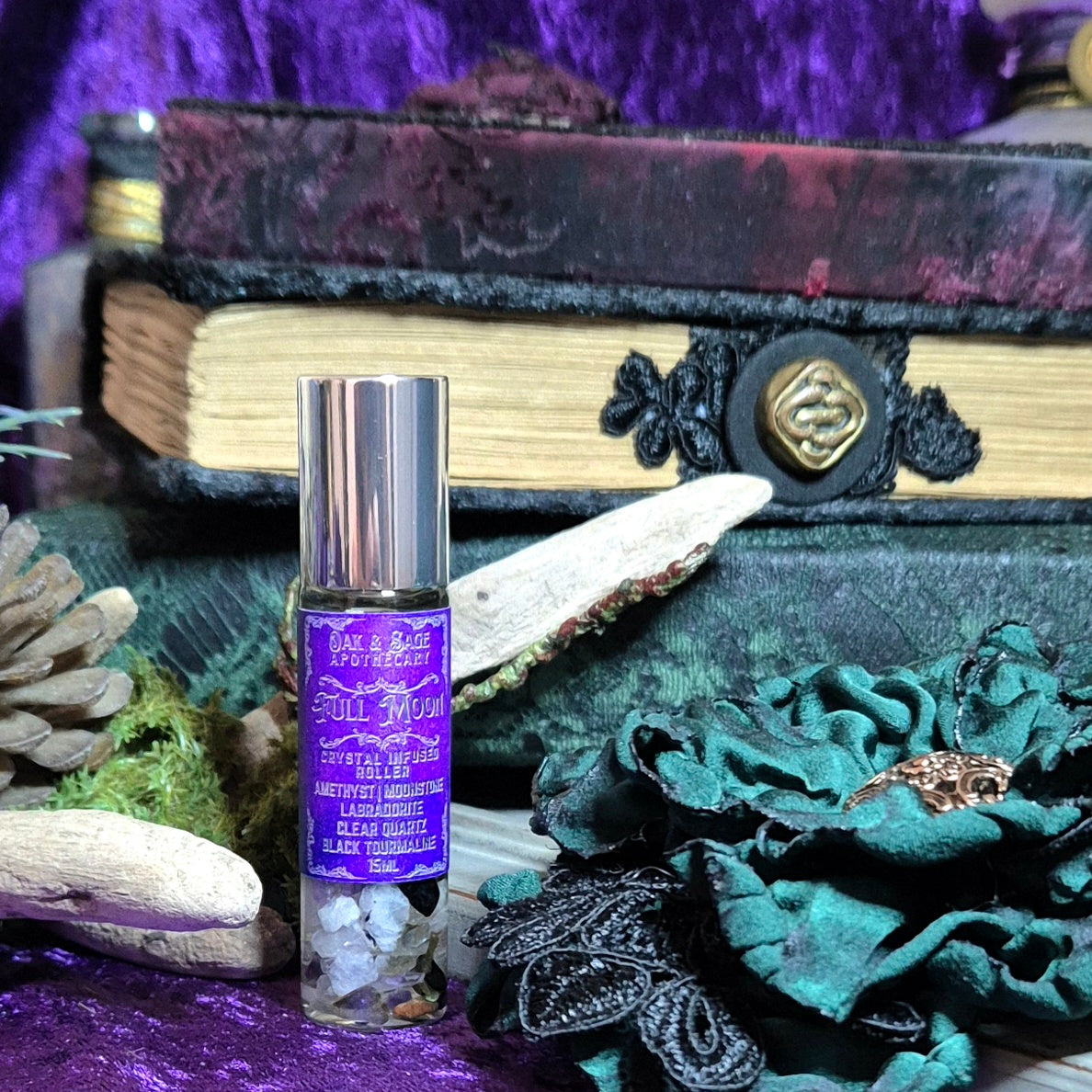 Full Moon - Crystal Infused Roller Bottle