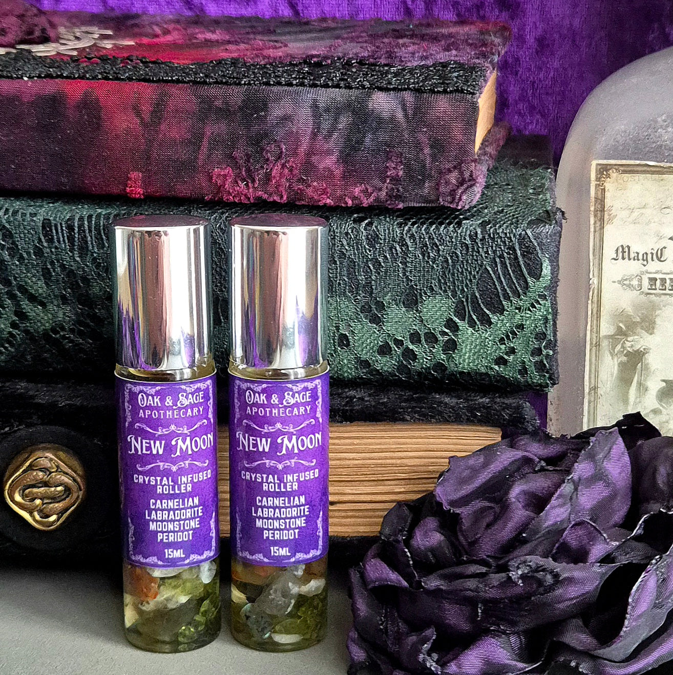 New Moon - Crystal Infused Roller Bottle