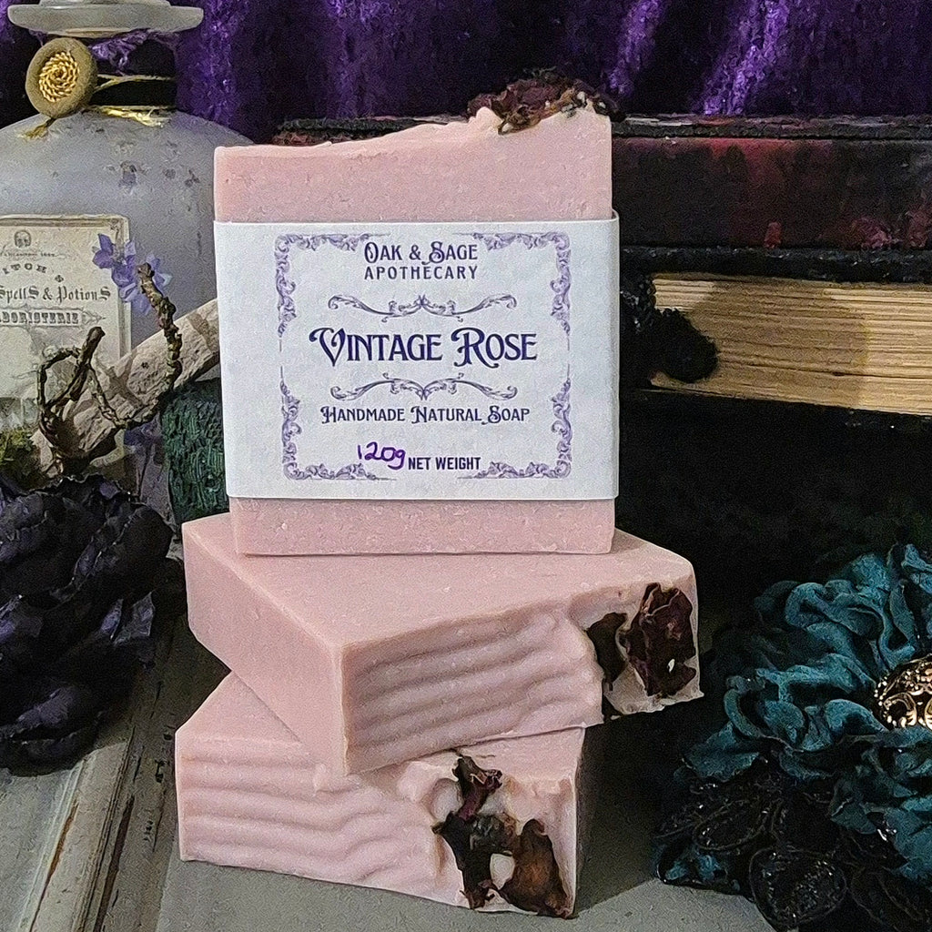 Vintage Rose - Handmade Natural Soap
