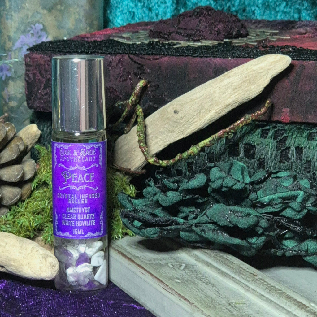 Peace crystal roller 