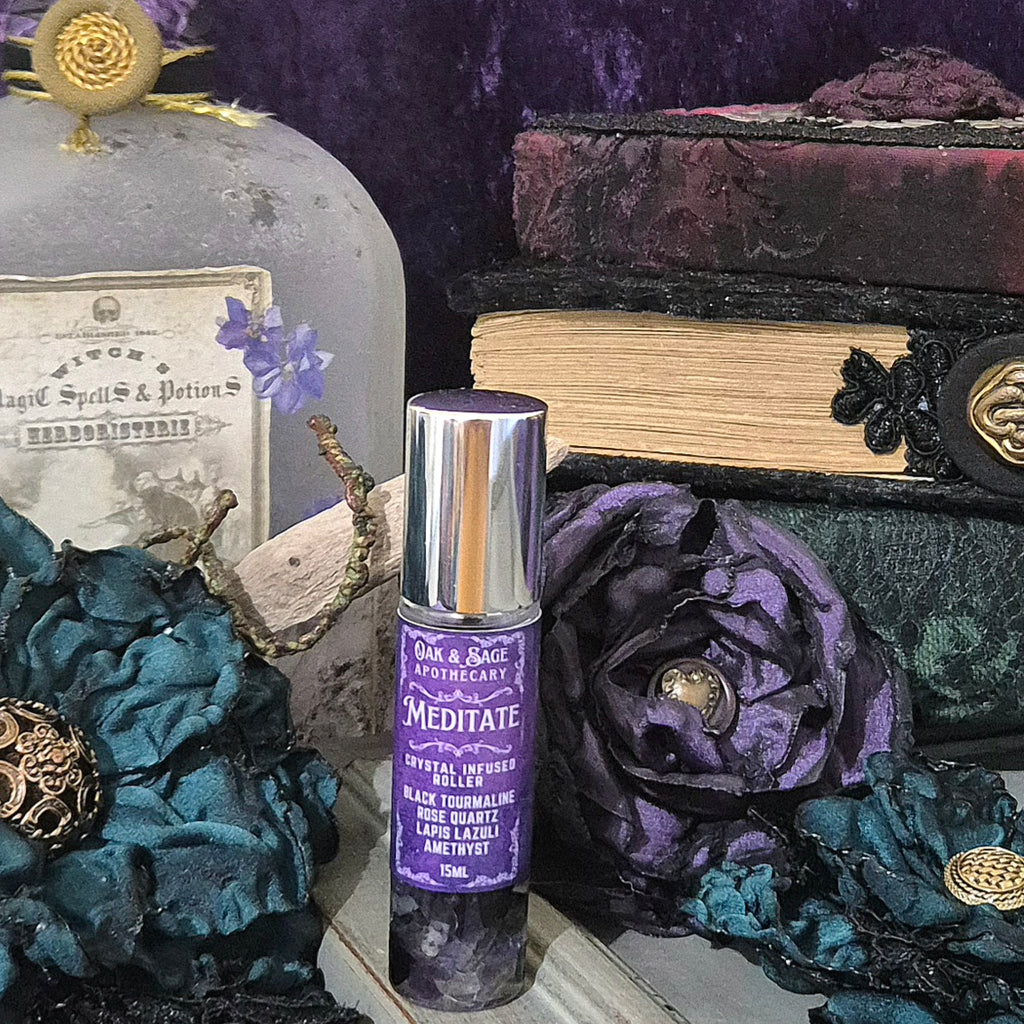 Meditate - Crystal Infused Roller Bottle