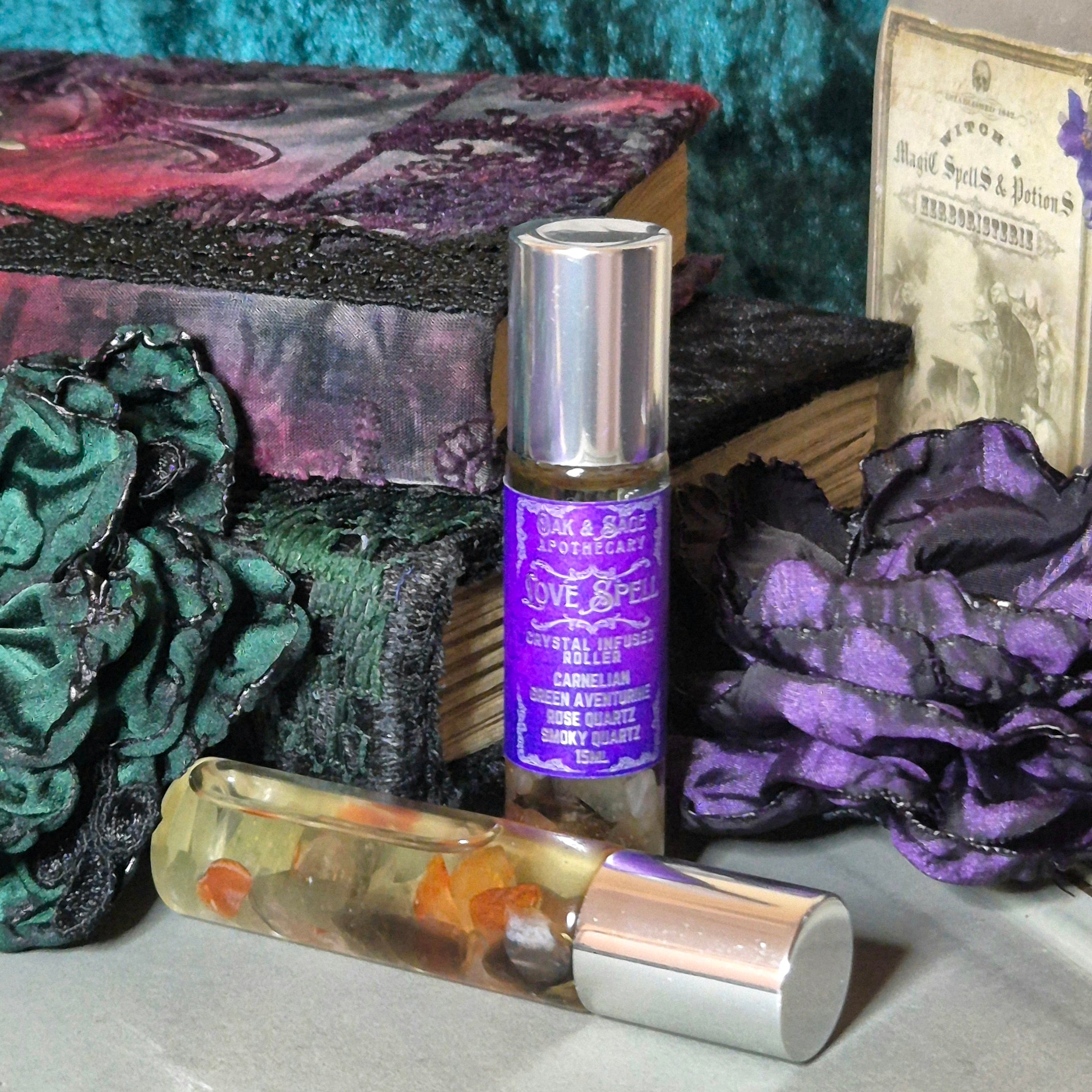 Love Spell crystal rollers 