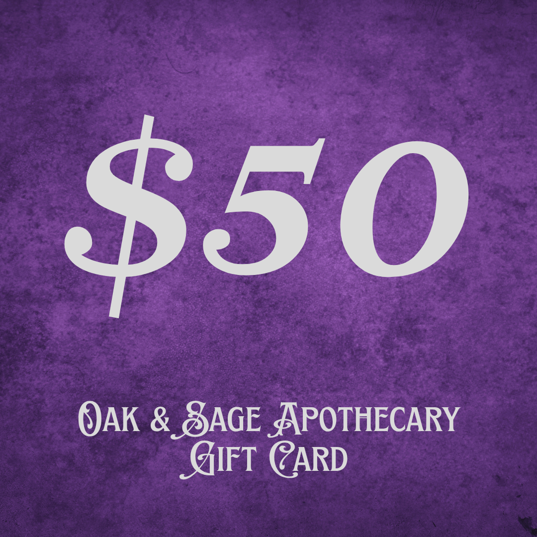 Oak & Sage Apothecary Gift Card - $50